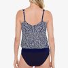 Swim Longitude | V-Neck Ring Strap Blousonshifting Shapes Navy/White