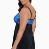 Swim Longitude | Flyaway Long Torso Swim Dress Leopard High Blue