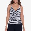 Swim Longitude | Cross Over Tankini Tiger Sunrise Multi