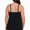 Swim Longitude | Plus Size One Piece Swimdress Lola Black