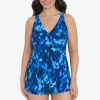 Swim Longitude | Lola One Piece Swimdress Rinca Rain Blue/Multi