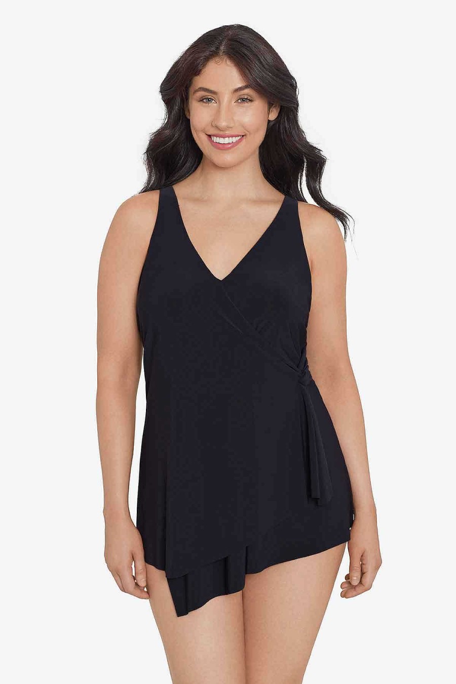 Swim Longitude | Lola One Piece Swimdress Black