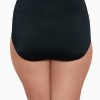 Swim Longitude | Plus Size Yoke Top Brief Swim Bottom