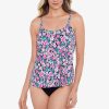 Swim Longitude | Asymmetrical Flounce Tankini Florentine Multi