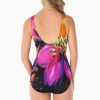 Swim Longitude | Scoopneck Tank Long Torso One Piece Swimsuit Fiesta Multi