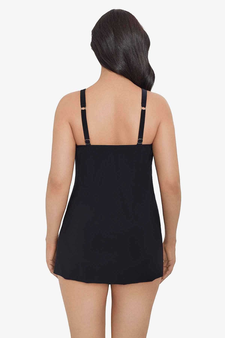 Swim Longitude | Lola One Piece Swimdress Black