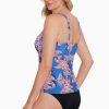 Swim Longitude | Cross Over Tankini Top Balinese Summer Multi