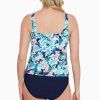 Swim Longitude | Mastectomy Basic Tankini Top Ditsy Days Multi