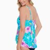 Swim Longitude | Princess Seam Fauxkini One Piece Swimsuit Hidden Garden Multi