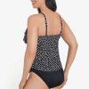 Swim Longitude | Rachel Tankini Top Funfetti Black/White