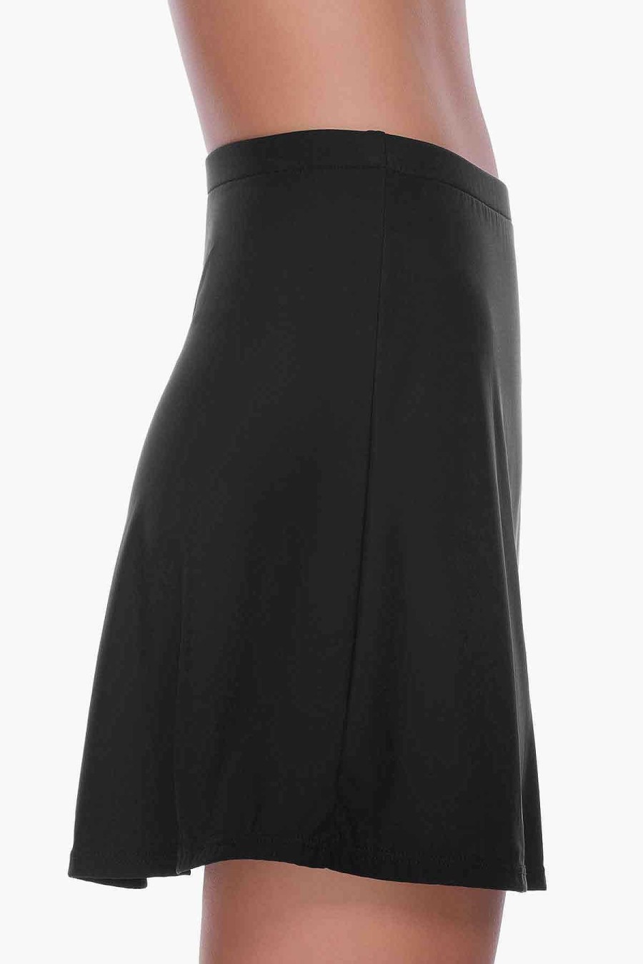 Swim Longitude | Swim Skirt Swim Bottom Black