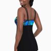 Swim Longitude | Empire Princess Seam Swim Dress Dynasty Blue