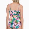 Swim Longitude | Shirred Bodice Mio One Piece Swimsuit Glowing Pains Black/Multi