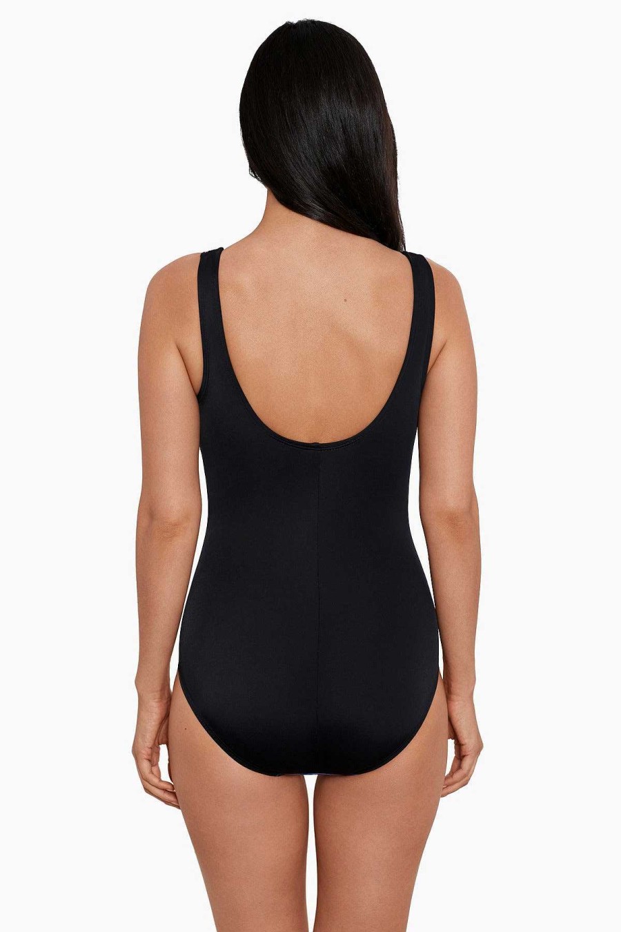 Swim Longitude | Scoop Neck Tank One Piece Swimsuit Holy Streak Multi