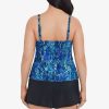 Swim Longitude | Farrah Romper One Piece Swimsuit Sidewinder Black/Multi