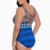 Swim Longitude | Triple X Back Tank Long Torso One Piece Swimsuit Sparkle Park Multi