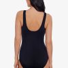 Swim Longitude | High Neck Tank One Piece Swimsuit Prismatic Crosshatch Multi