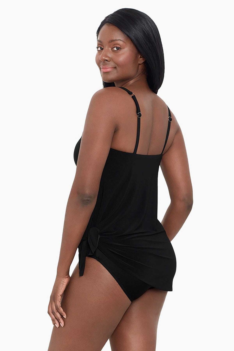 Swim Longitude | Brianna One Piece Swimdress Black