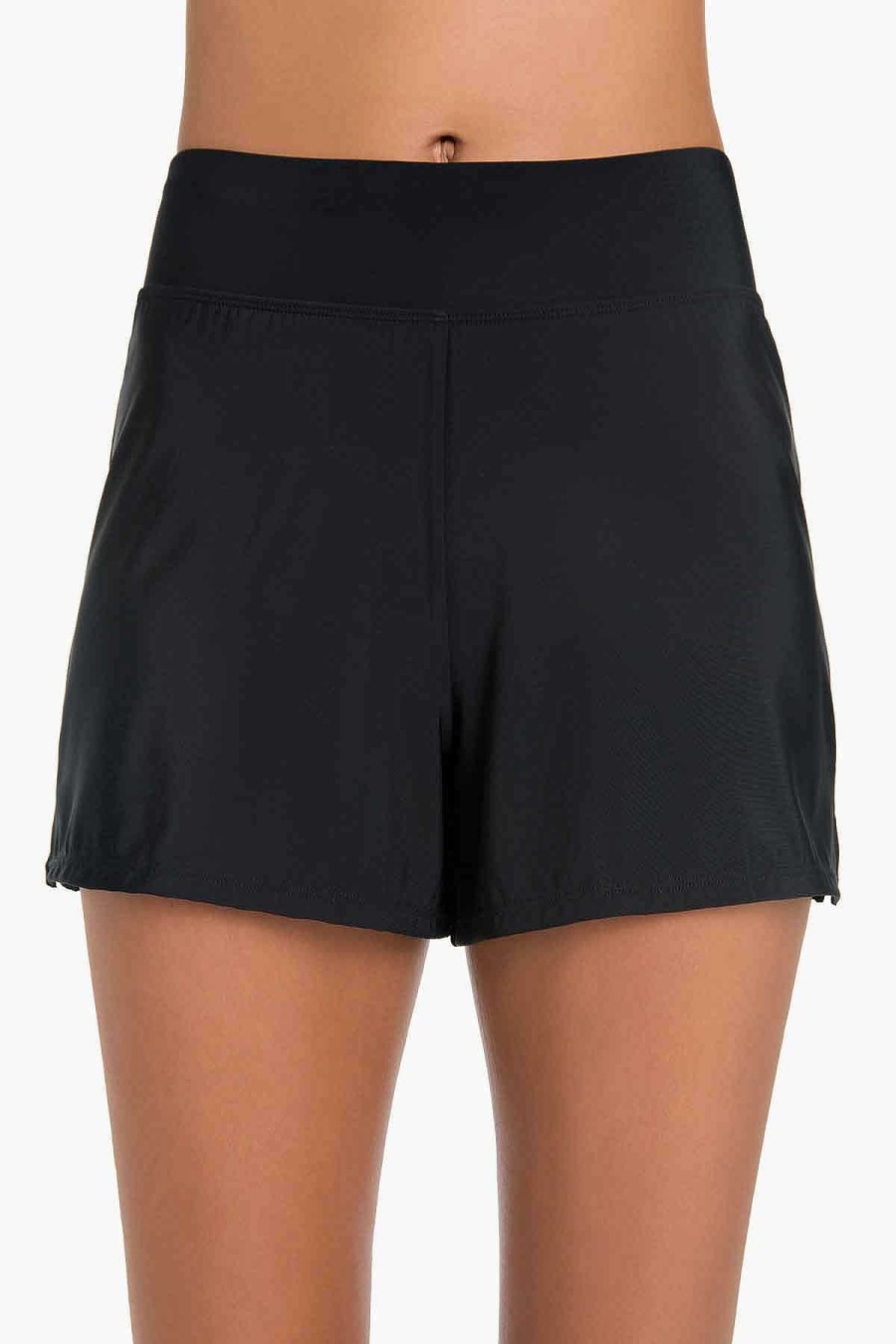 Swim Longitude | Yoga Waist Short Swim Bottom